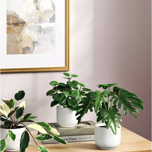 Room Essentials 3-Pack Faux Plants & Faux Greenery 2pcs. Home Or Office Decor - Picture 4 of 7